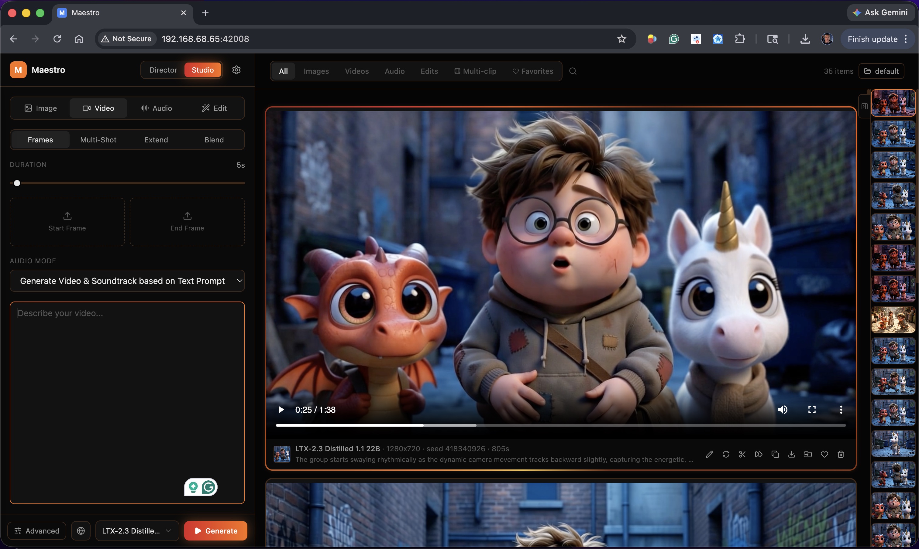 Blizaine/Maestro — Product screenshot