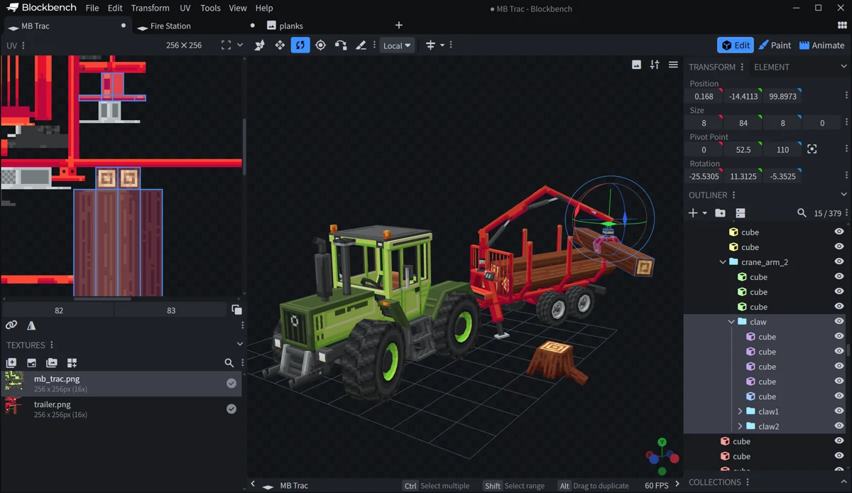 JannisX11/blockbench — Blockbench low-poly model editor